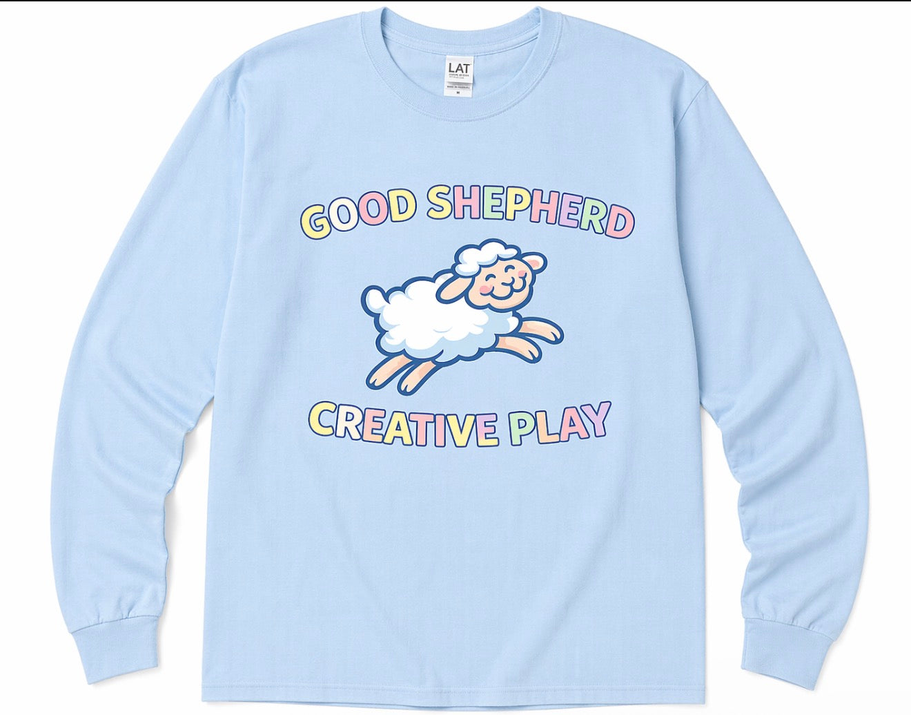 GOOD SHEPHERD BLUE LONG SLEEVE SHIRT