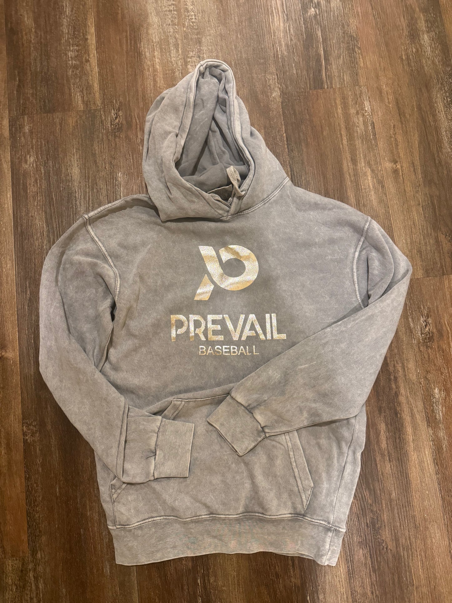 PREVAIL BASEBALL MINERAL WASH HOODIE