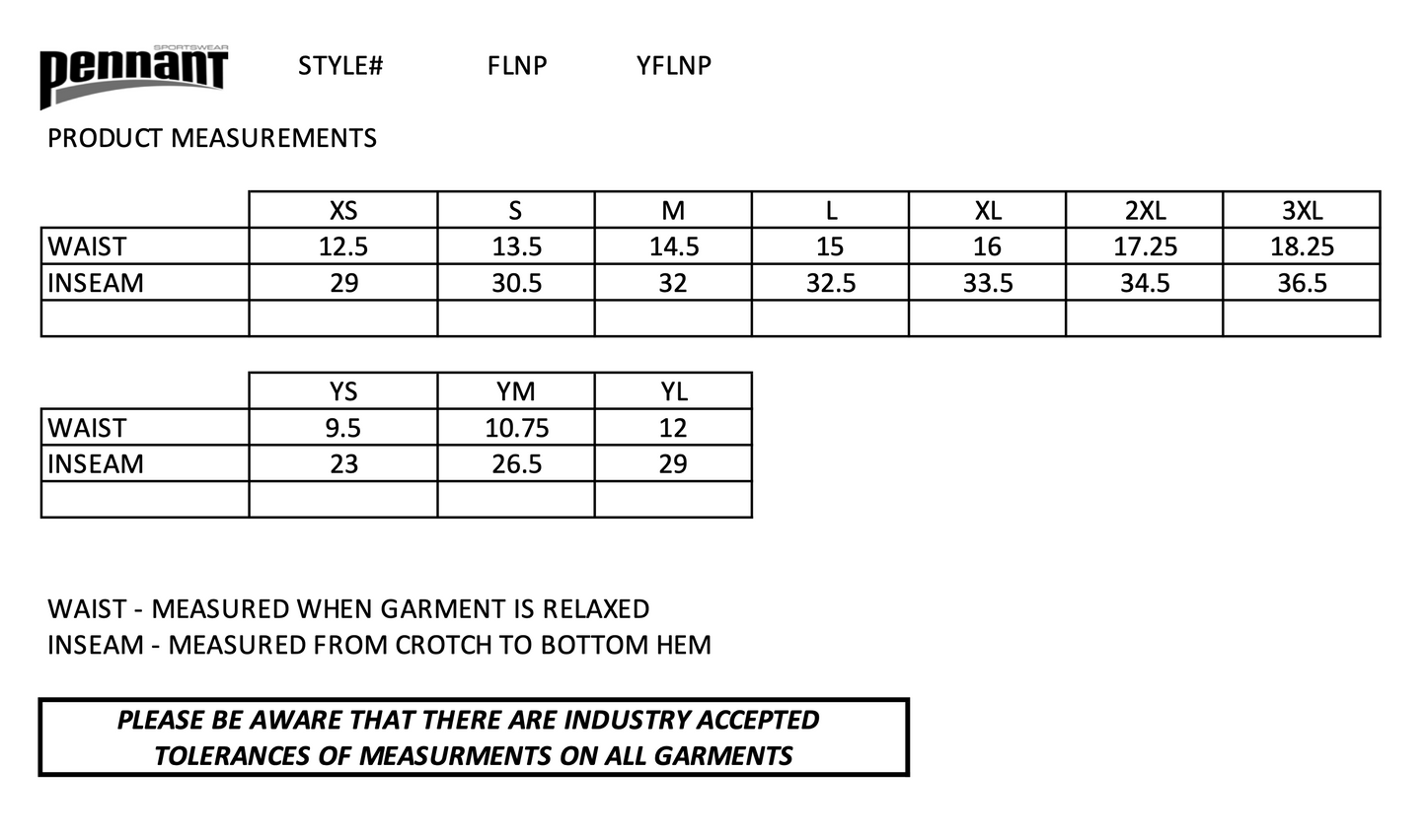 PASCACK VALLEY FLANNEL PANTS