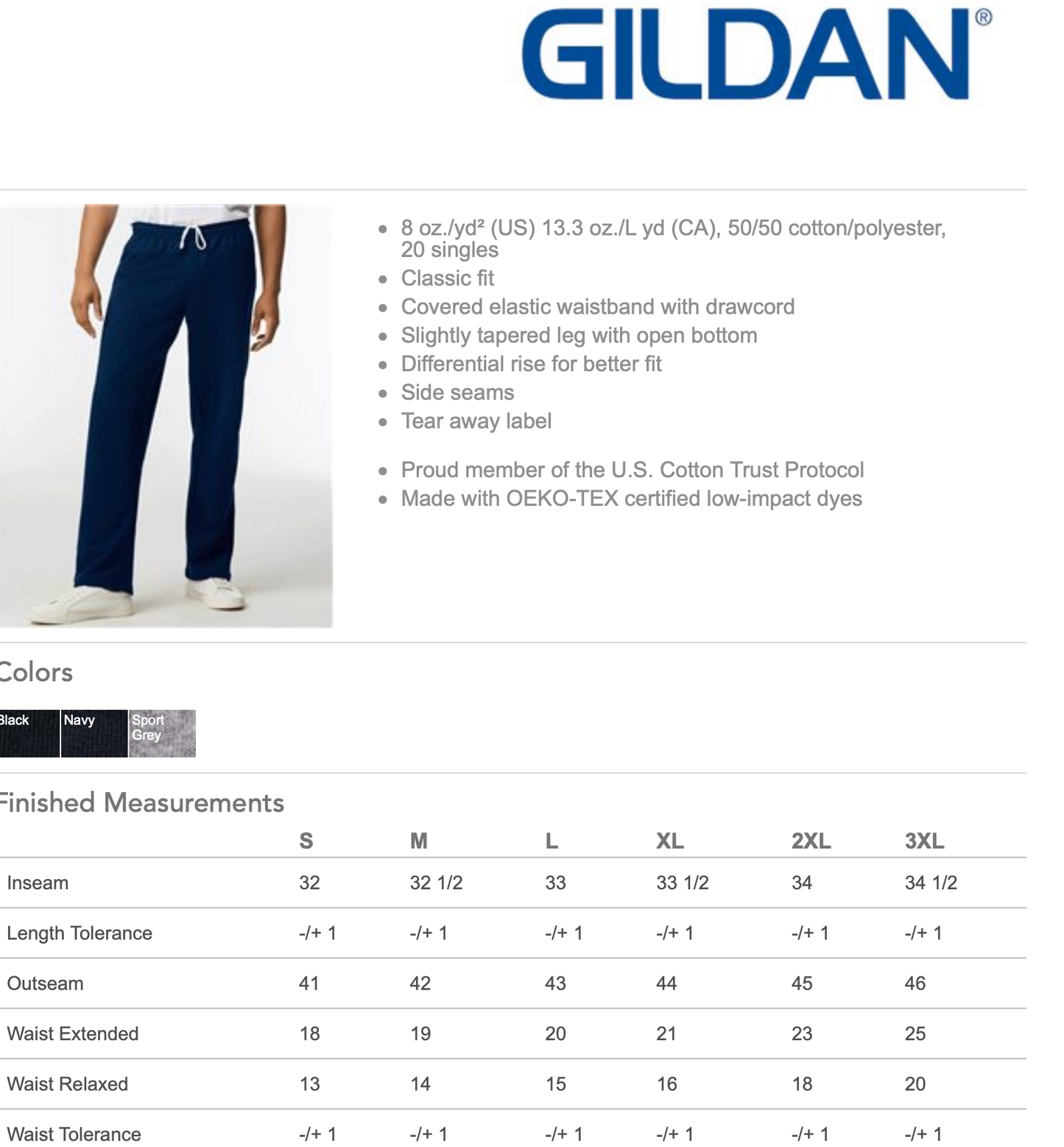 PV/PH DANCE TEAM OPEN BOTTOM SWEATPANTS