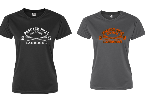PASCACK HILLS LACROSSE WOMENS FIT PERFORMANCE SHIRT