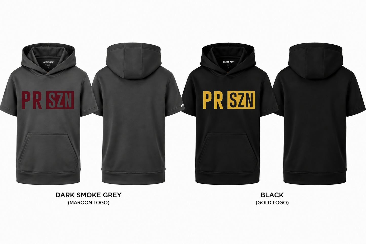 PARK RIDGE SPORT TEK SHORT SLEEVE HOODED PERFORMANCE SWEATSHIRT
