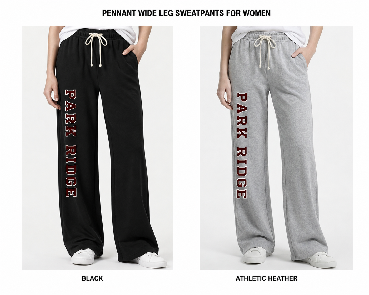 PARK RIDGE OWLS PENNANT WIDE LEG SWEATPANTS