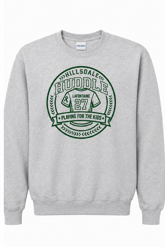 HILLSDALE HUSTLE CREWNECK SWEATSHIRT-SHIPPING
