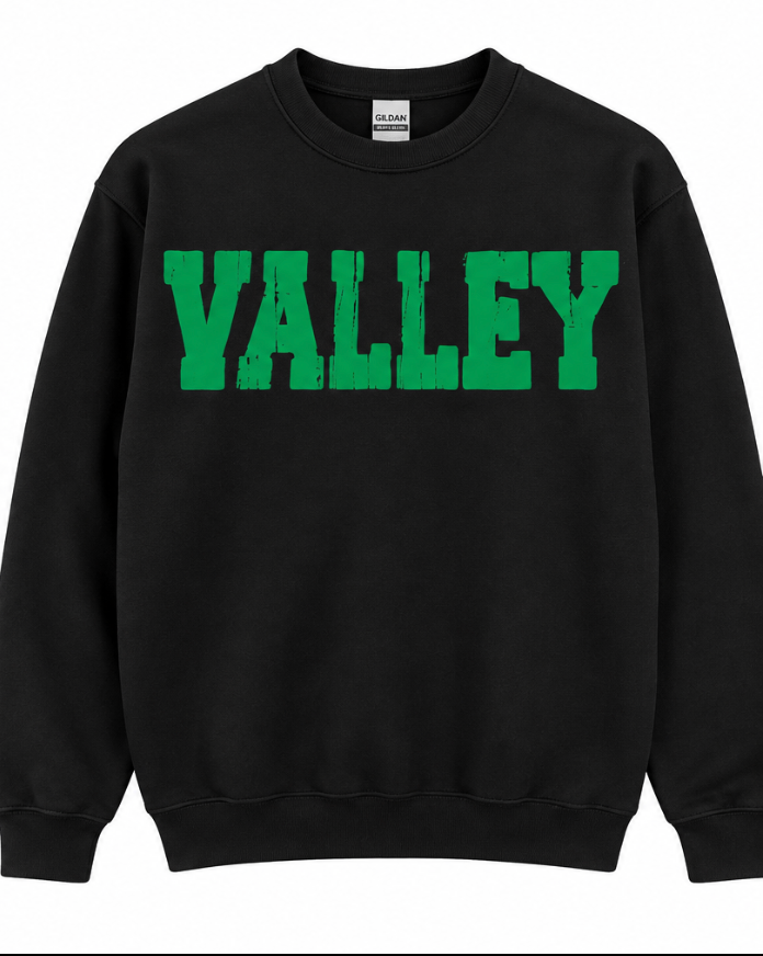 PASCACK VALLEY CLASS OF 2027B VALLEY BLACK CREWNECK
