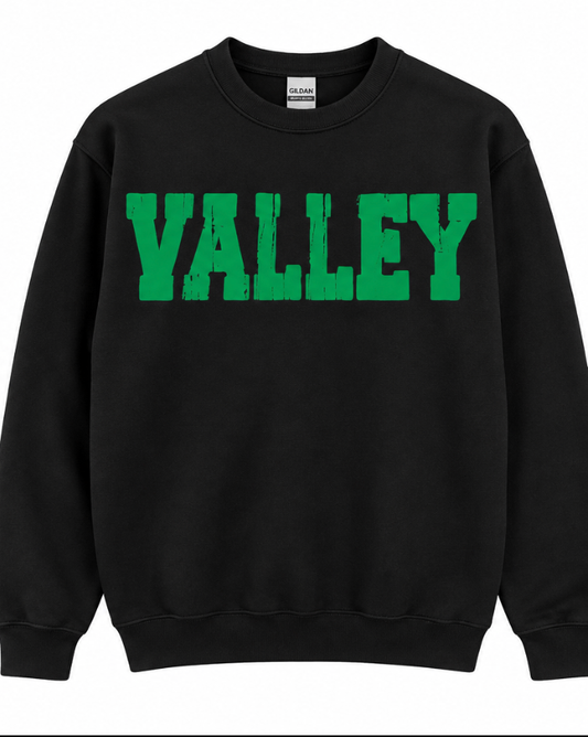 PASCACK VALLEY CLASS OF 2027B VALLEY BLACK CREWNECK