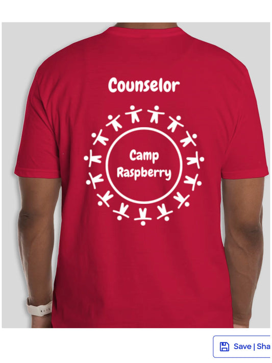 PV CAMP RASPBERRY RED TSHIRT/HOODIE/CREW COUNSELOR 2026