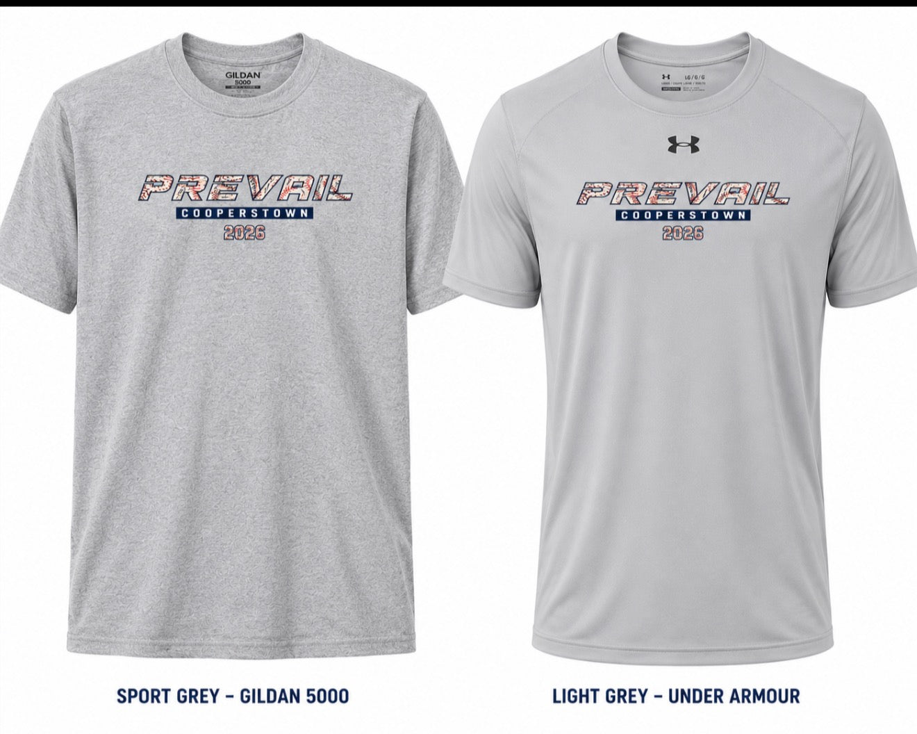 Prevail Baseball Cooperstown shirt