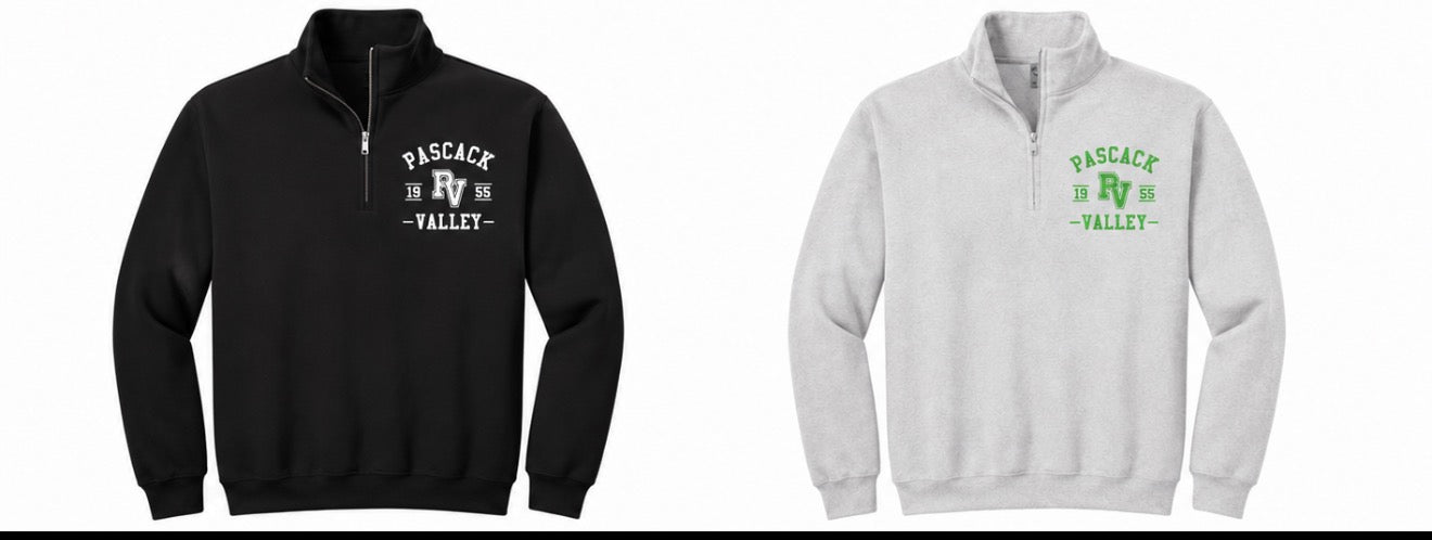 PASCACK VALLEY 1/4 ZIP  SWEATSHIRT