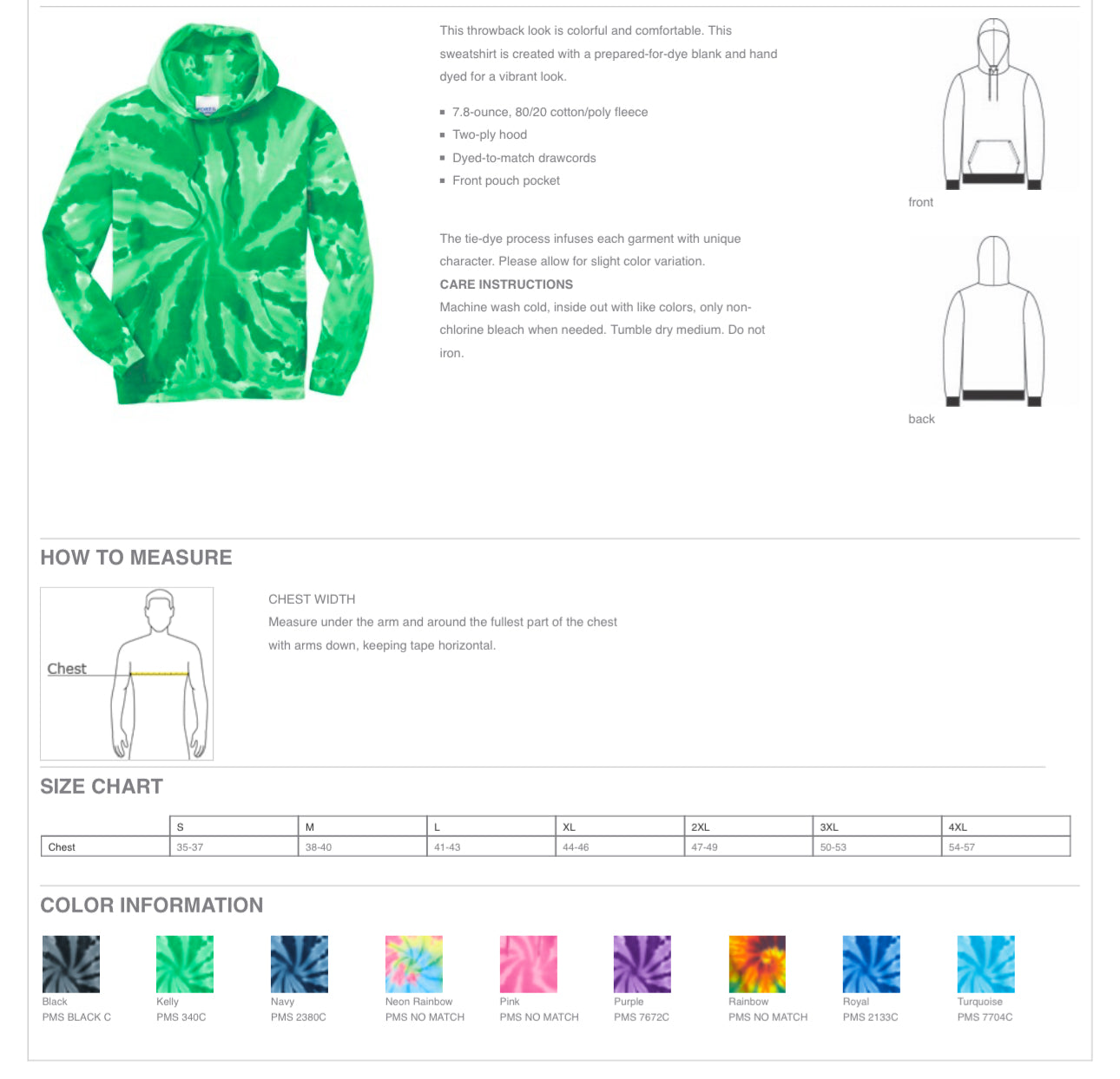 HILLSDALE HAWKS LABUBU HOODIE