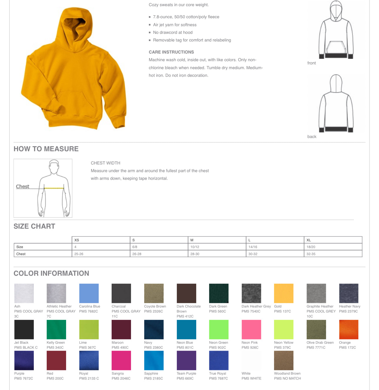 HILLSDALE HAWKS LABUBU HOODIE