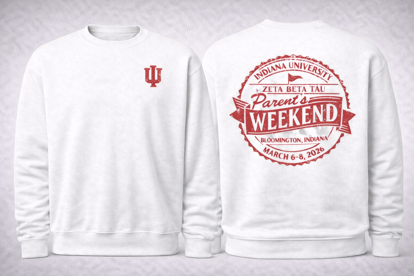 ZBT Parents Weekend Crewneck Sweatshirt