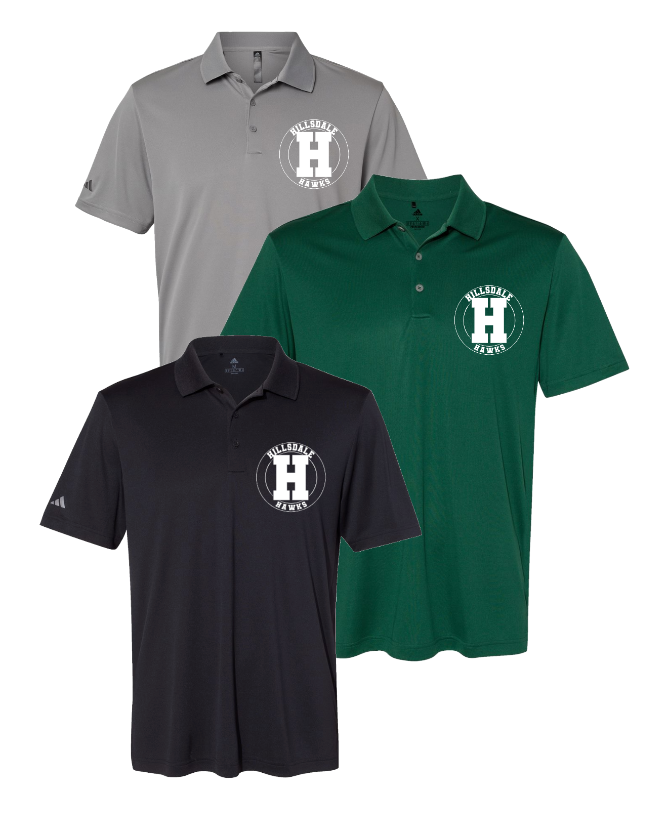 HILLSDALE HAWKS GOLF SHIRT