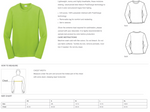 HILLSDALE HAWKS SWOOSH PERFORMANCE LONG SLEEVE SWOOSH TSHIRT