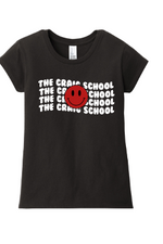 CRAIG SCHOOL SMILE FACE GIRLS TSHIRT