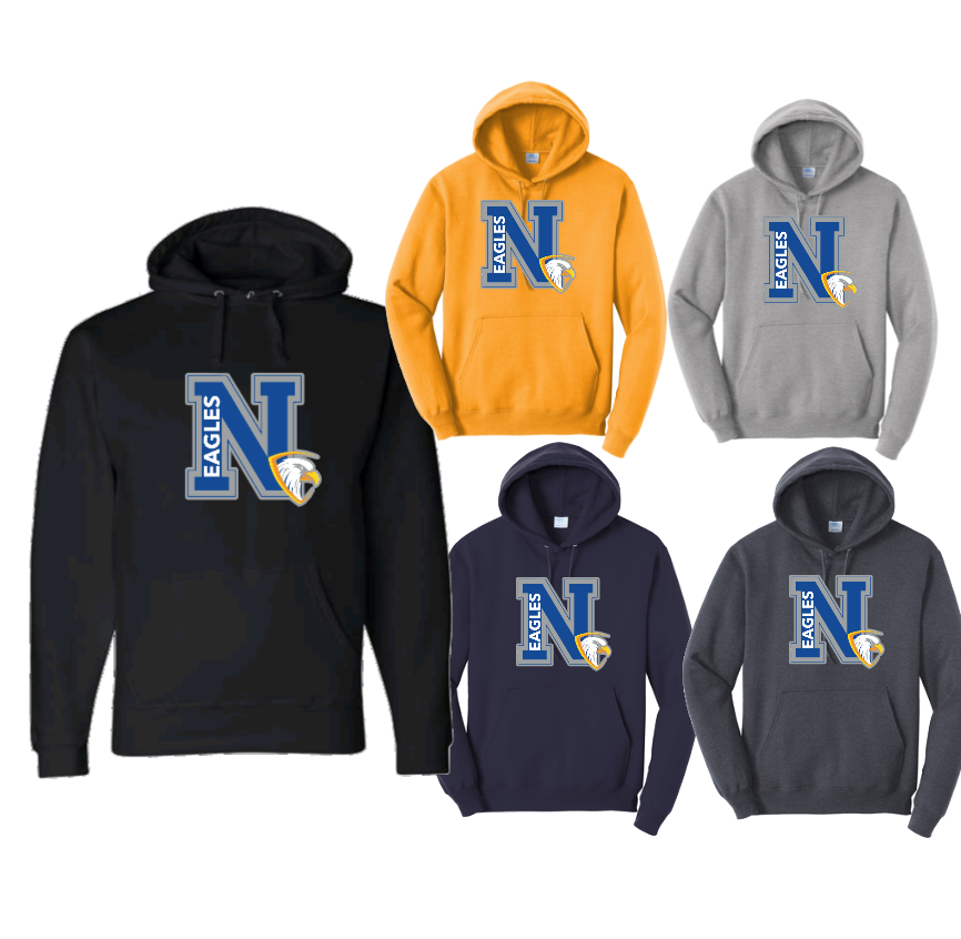 NORTHVALE VARSITY N LETTER HOODIE