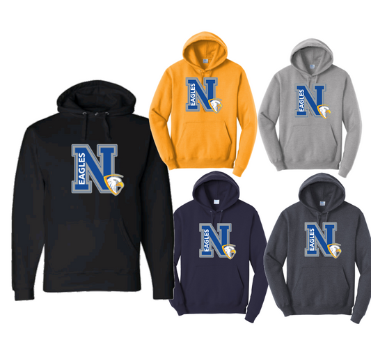 NORTHVALE VARSITY N LETTER HOODIE