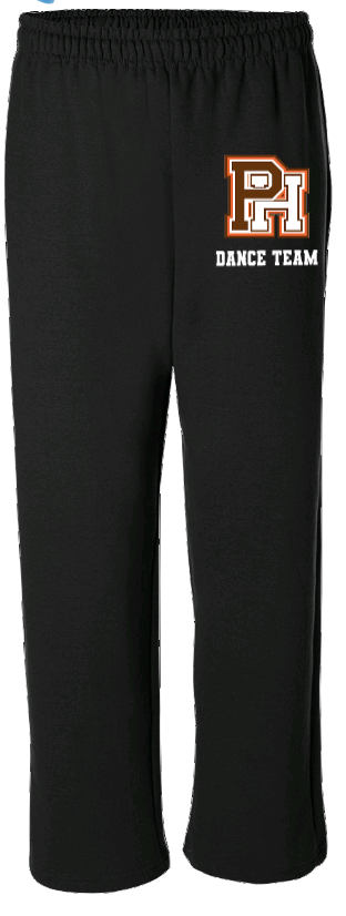 PV/PH DANCE TEAM OPEN BOTTOM SWEATPANTS