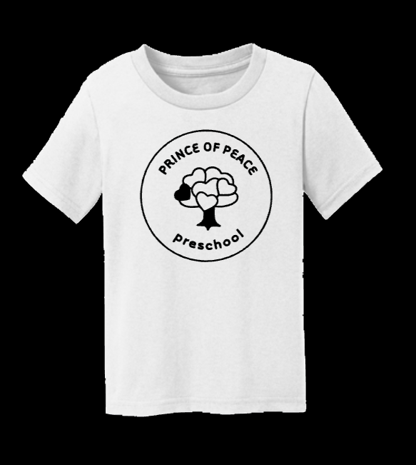 PRINCE OF PEACE PRESCHOOL TSHIRT FOR TIE DYING