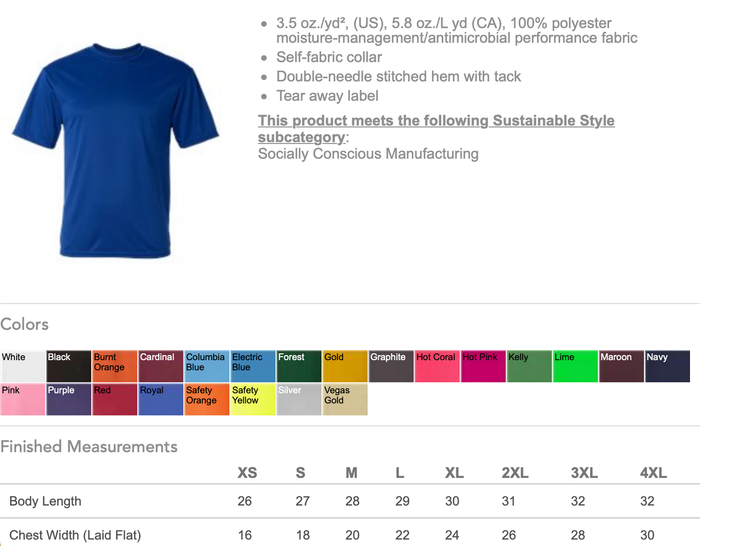 PEQUANNOCK PERFORMANCE FLAG SHIRT