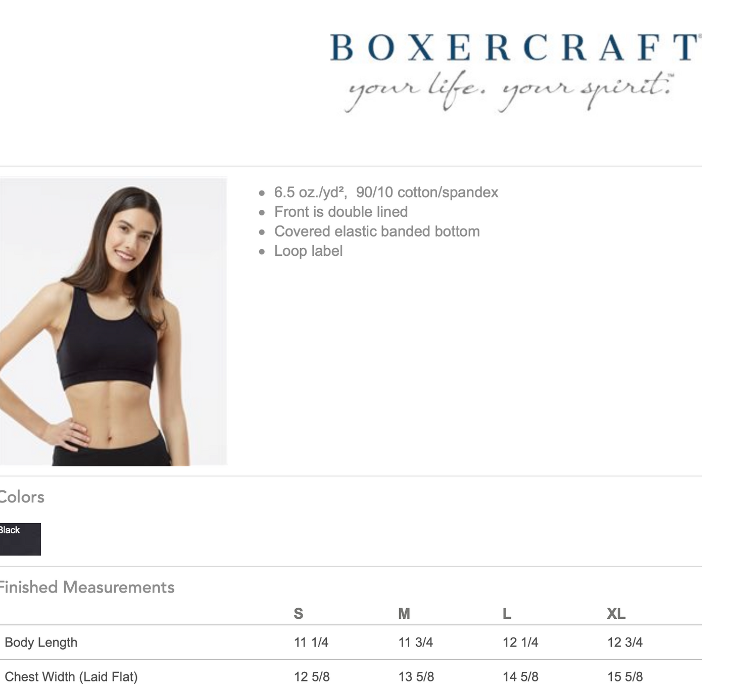 PASCACK HILLS CHEER BRA RHINESTONE TOP