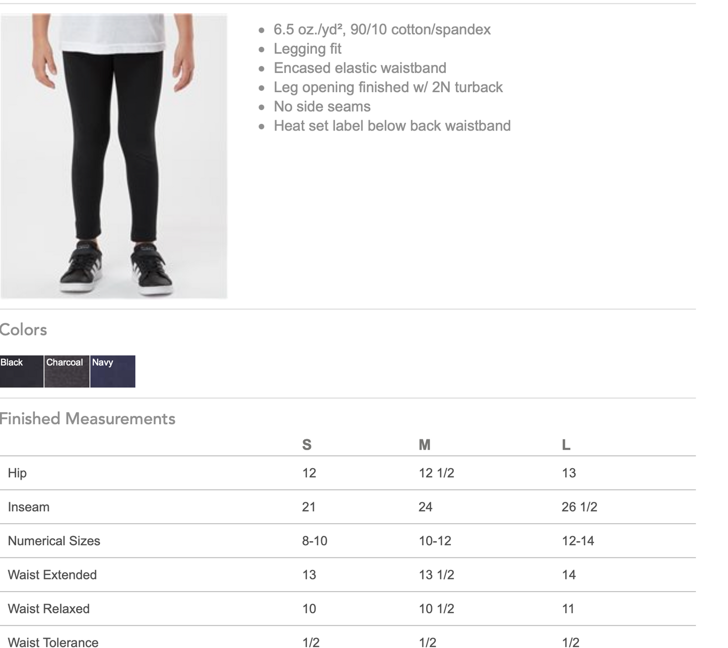 RAMSEY CHEER LEGGINGS