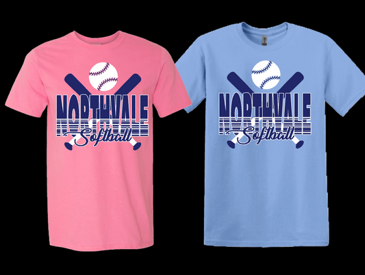 NORTHVALE SOFTBALL SOFT STYLE TSHIRT
