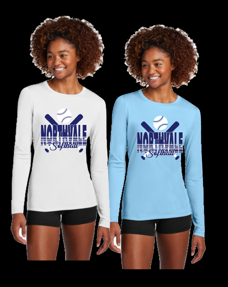 NORTHVALE SOFTBALL LADIES POSI UV PRO LONG SLEEVE