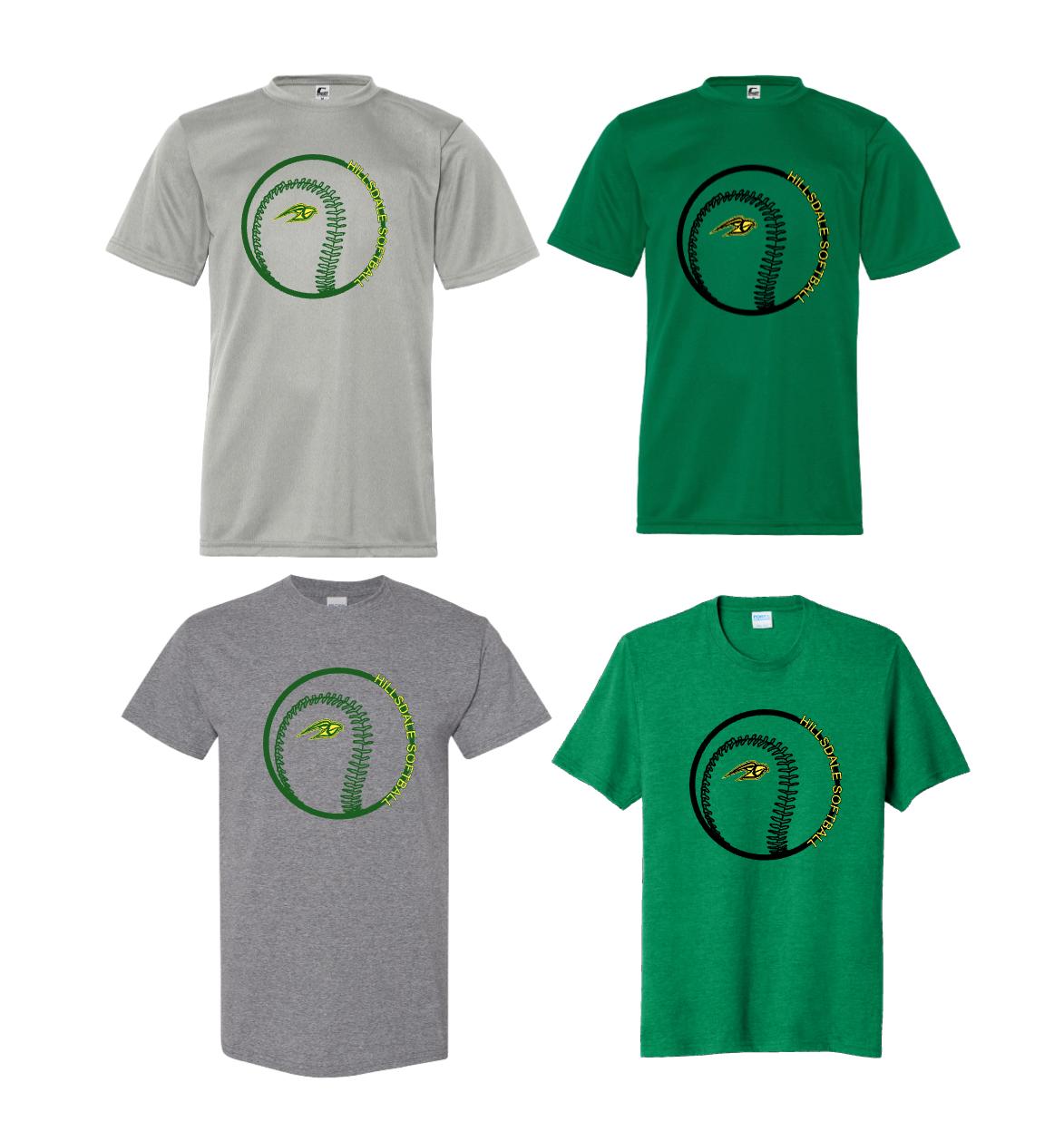 HILLSDALE HAWKS SOFTBALL SOFTBALL LOGO SHORT SLEEVE SHIRT