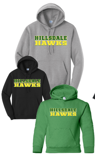 HILLSDALE HAWKS  MULTI COLOR HILLSDALE SWEATSHIRT