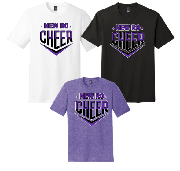 NEW RO CHEER SOFTSTYLE RHINESTONE  TSHIRT