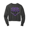 NEW RO CROP SWEATSHIRT WITH RHINESTONE