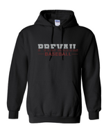 PREVAIL BASEBALL DUAL COLOR WORD HOODIE