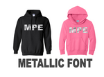 MPE METALLIC FONT HOODIE