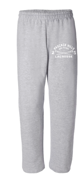 PASCACK HILLS LACROSSE OPEN BOTTOM SWEATPANTS