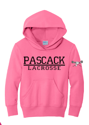 PASCACK LACROSSE PINK HOODIE