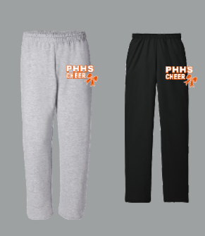 PASCACK HILLS CHEER OPEN BOTTOM RHINESTONE SWEATPANTS