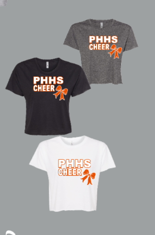 PASCACK HILLS CHEER  CROP TEE