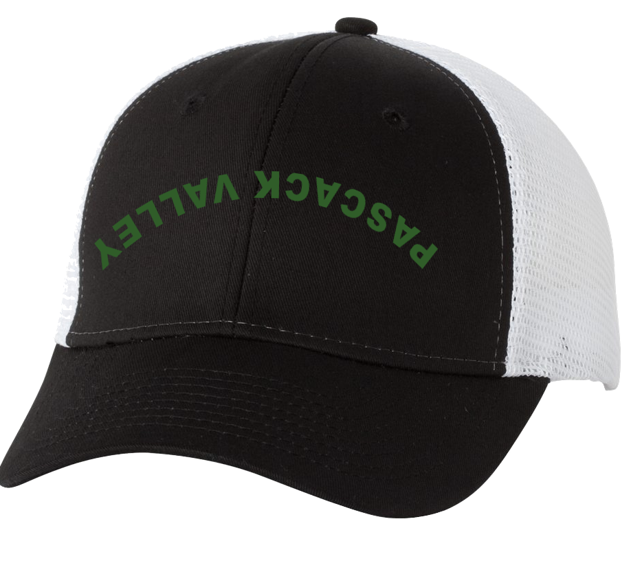 PASCACK VALLEY UPSIDE DOWN TRUCKER HAT
