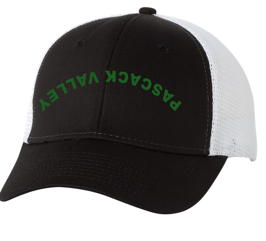 PASCACK VALLEY UPSIDE DOWN TRUCKER HAT