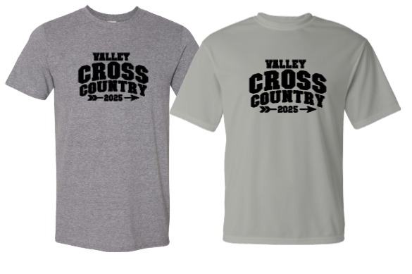 PASCACK VALLEY CROSS COUNTRY GREY SHIRT