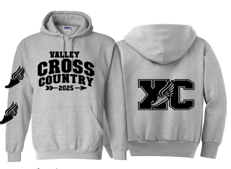 PASCACK VALLEY CROSS COUNTRY HOODIE MULTI SPOT