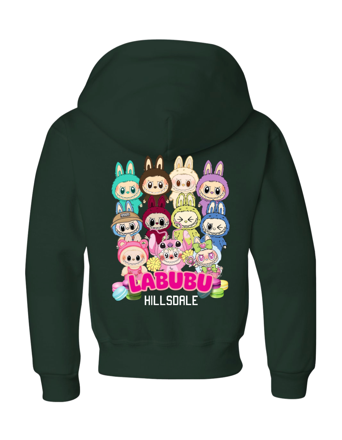 HILLSDALE HAWKS LABUBU HOODIE