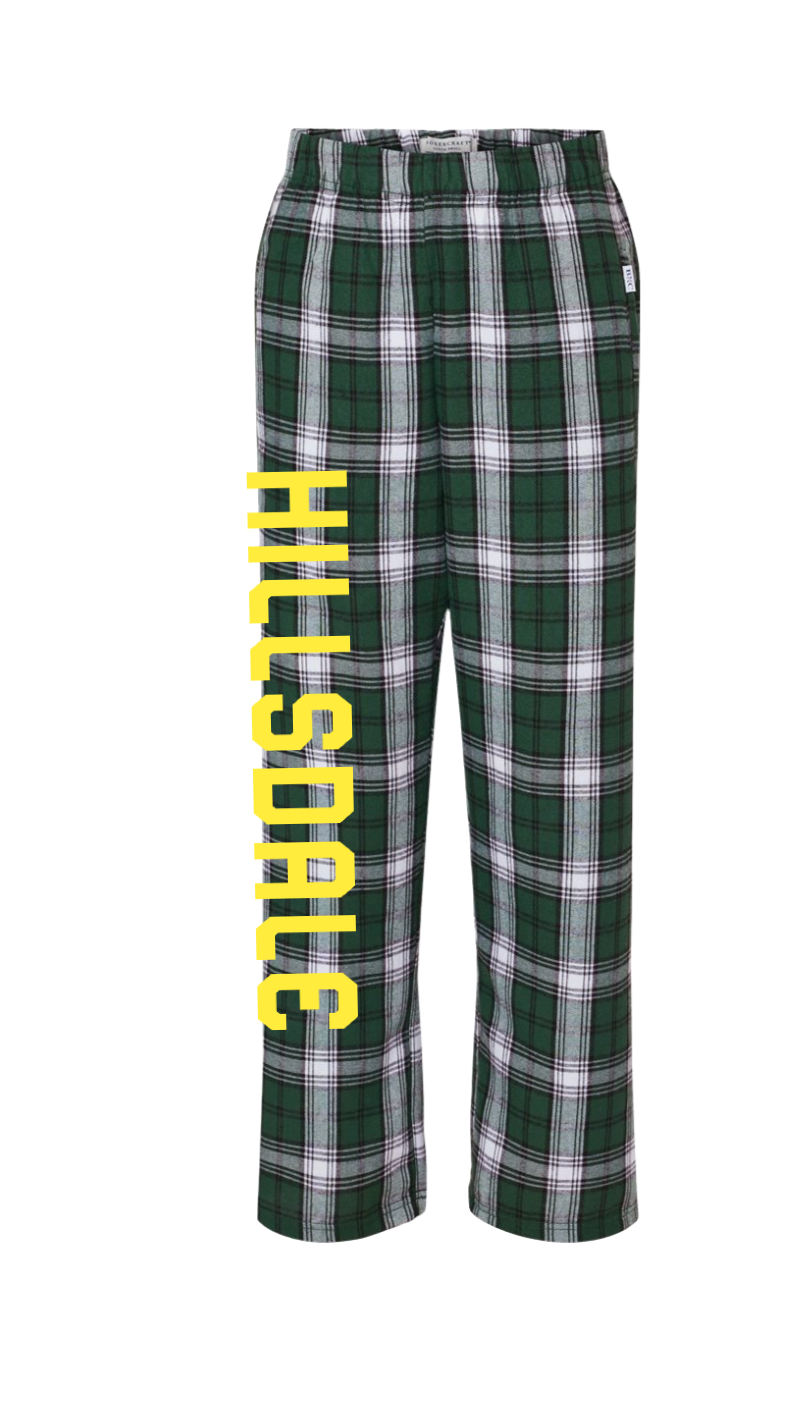 HILLSDALE HAWKS FLANNEL PANTS