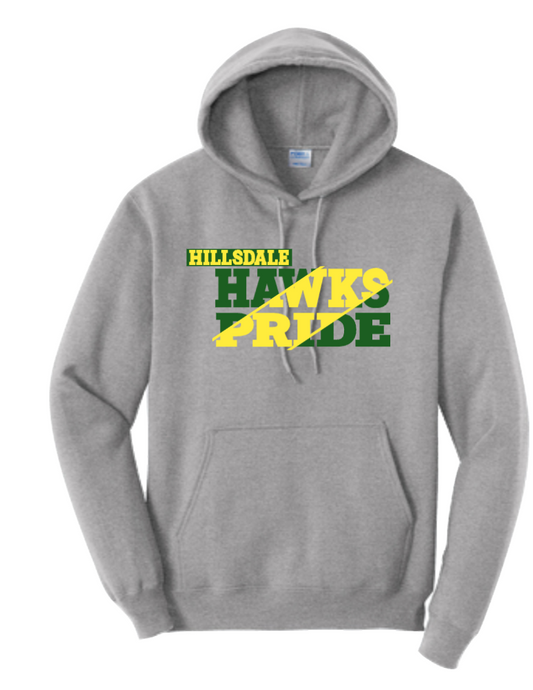 HILLSDALE HAWKS  DUAL COLOR SWEATSHIRT