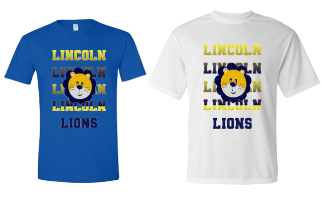 LINCOLN AVENUE MULTI COLOR LIONS TSHIRT