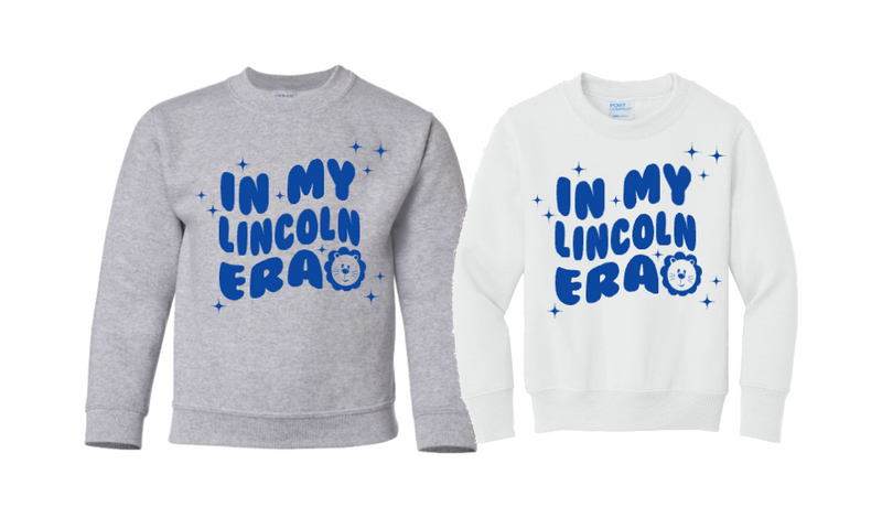 LINCOLN AVENUE IN MY LINCOLN ERA CREWNECK