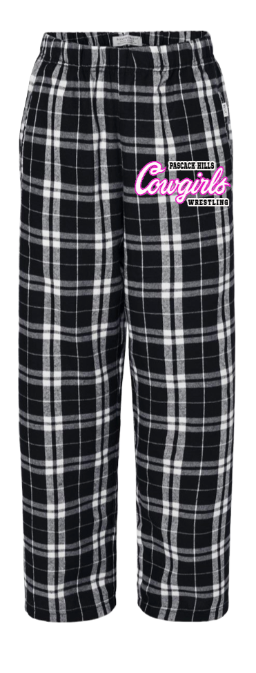 PASCACK HILLS WRESTLING COWGIRLS FLANNELS