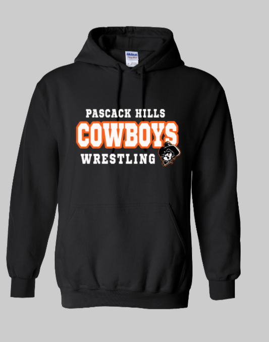 PASCACK HILLS WRESTLING COWBOYS  HOODIE/CREW