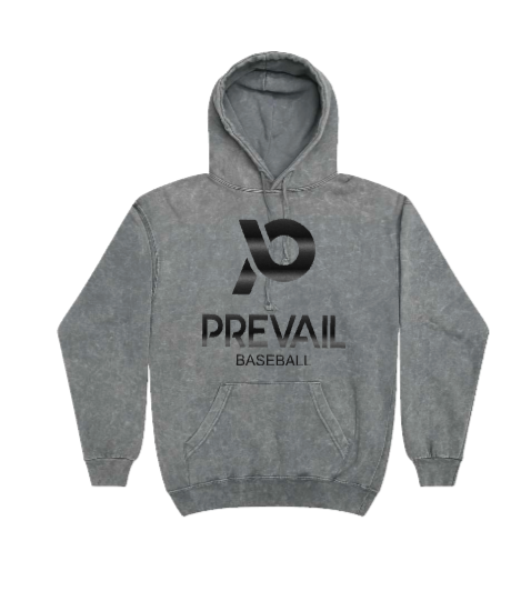 PREVAIL BASEBALL MINERAL WASH HOODIE